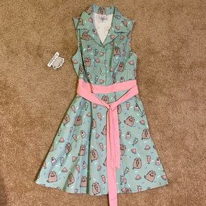 Pusheen strawberry sundae dress